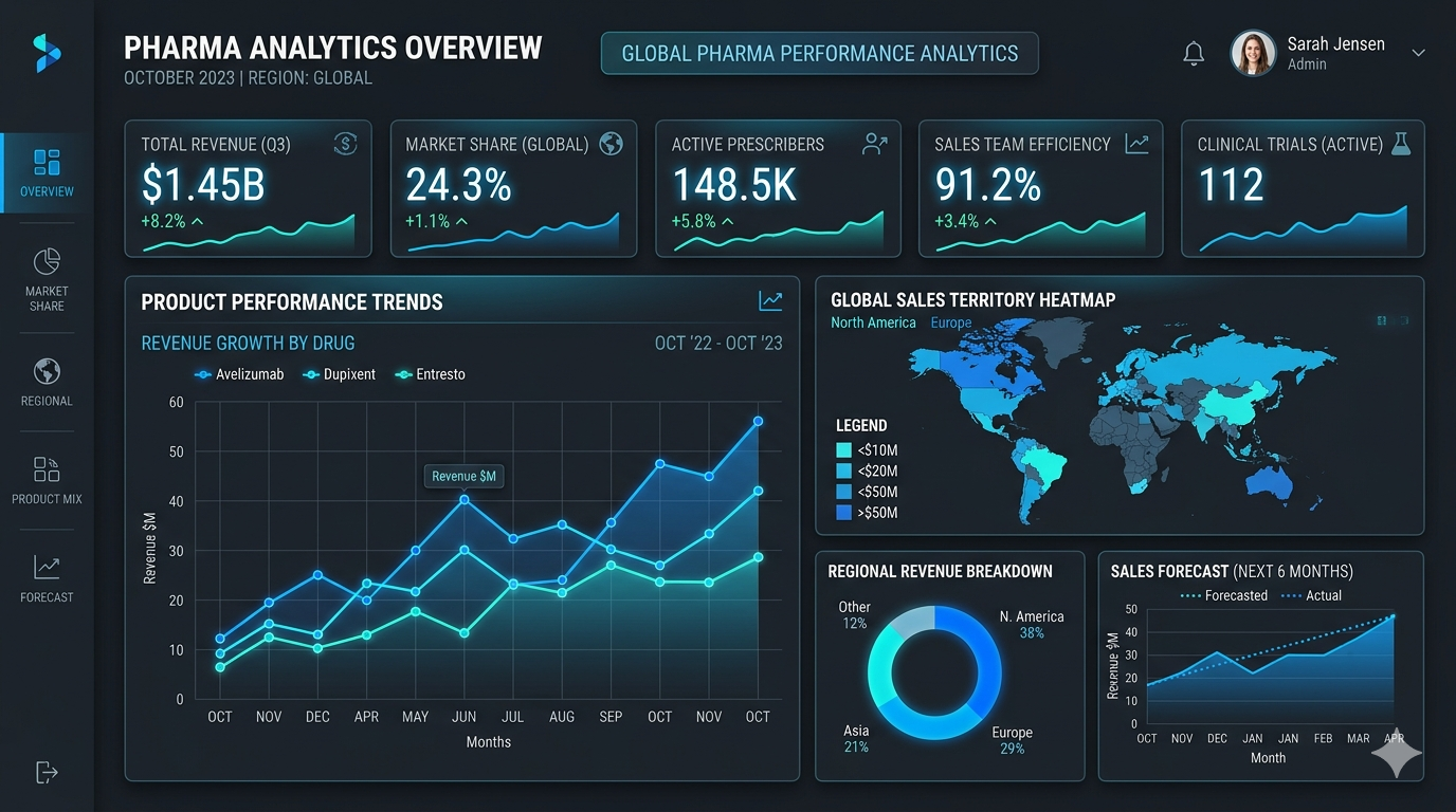 pharma dashboard